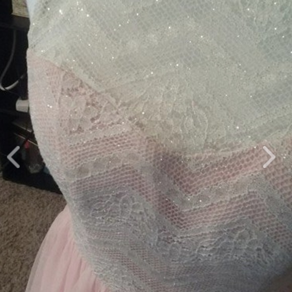 Nights by Teeze me pink junior formal dress - Picture 3 of 6